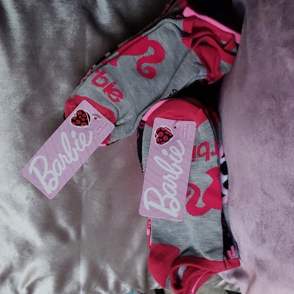 NWT BARBIE Socks 12 Pack Women's 9-11 Girls Youth 6-12 Ankle Cut AUTHENTIC - Picture 12 of 12